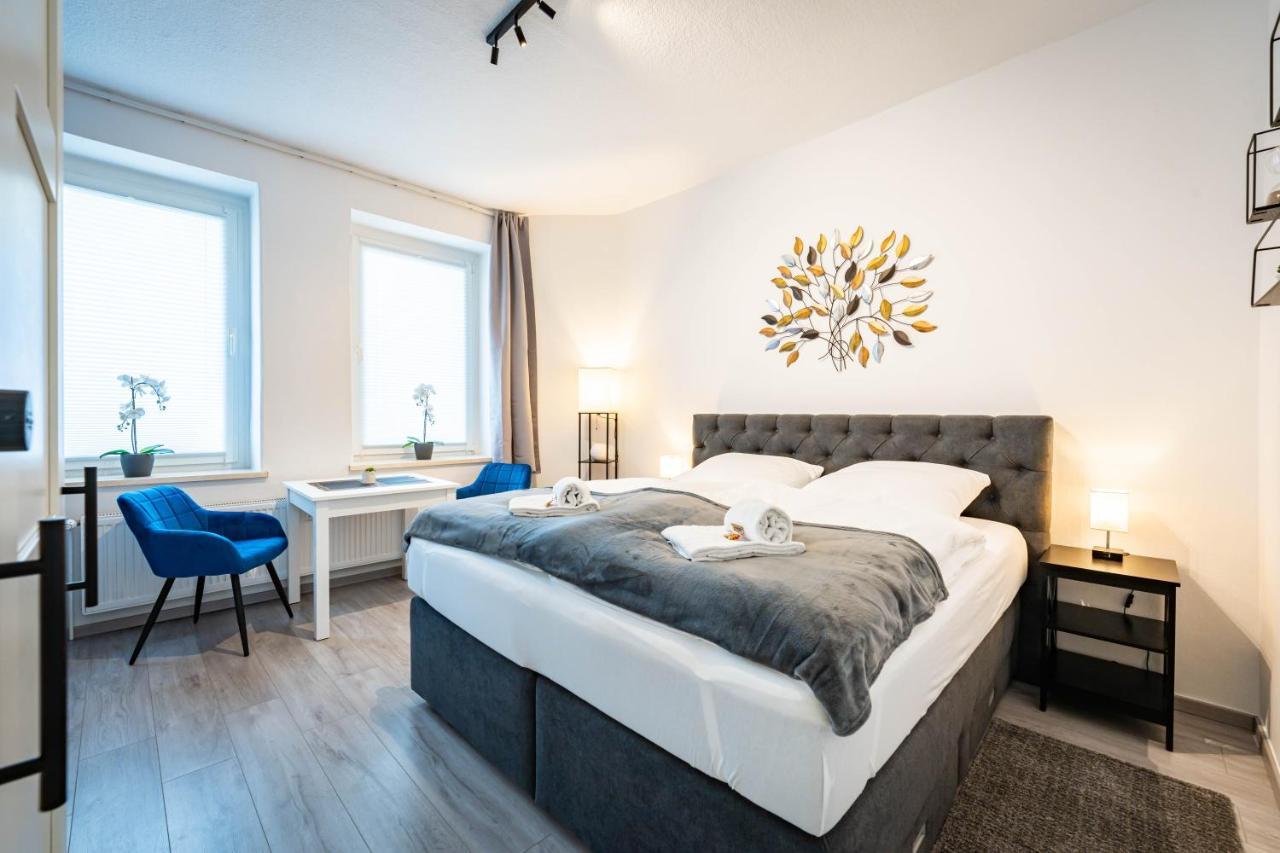 Apartmento Blue Magdeburg - Zentral - Wifi - Netflix المظهر الخارجي الصورة